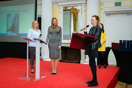 Nagrody w imieniu firmy Deante odebrała Anna Słowińska-Owczarek