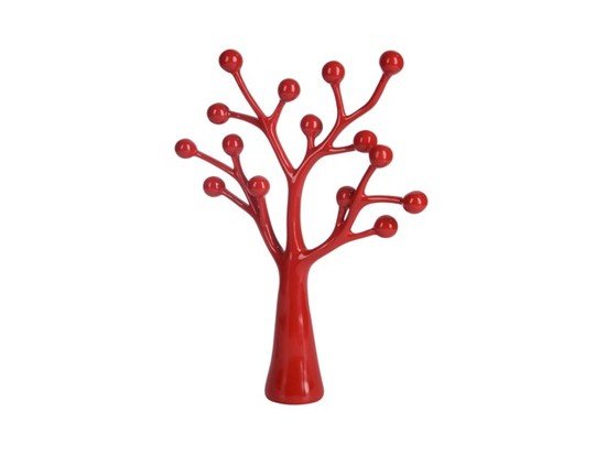 Czerwone drzewko dekoracyjne
